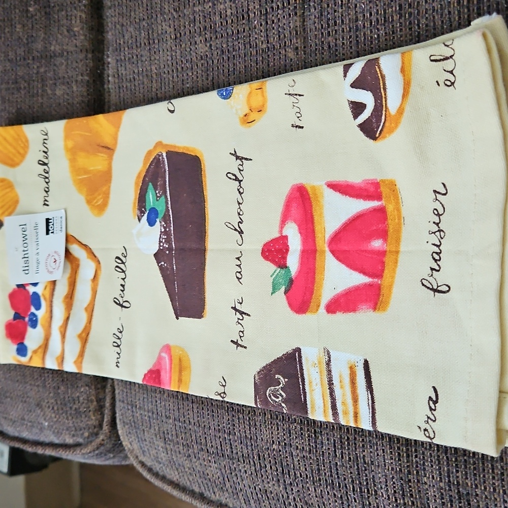 Now Designs Patisserie Cotton Tea Towel